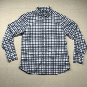 Vineyard Vines Shirt Mens Medium Oxford On The Go‎ Performance OTG Nylon Plaid